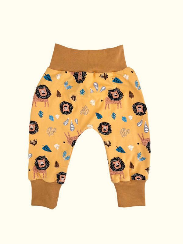 Yellow Lions Baby and Children's Harem Pants
