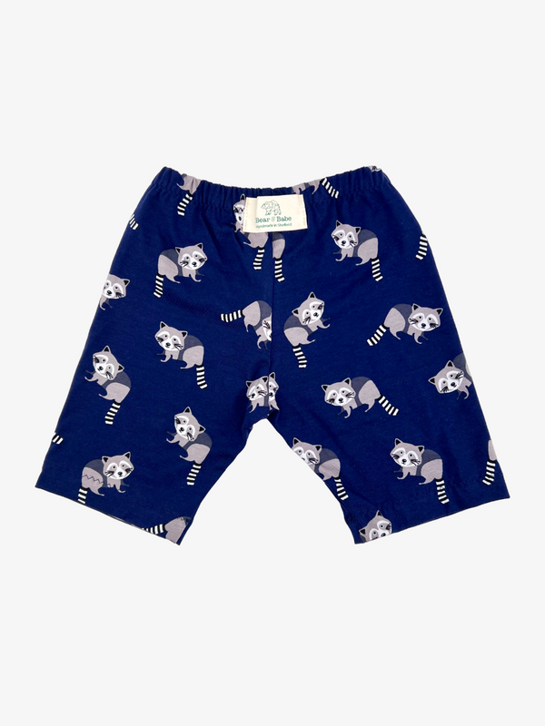 Navy Raccoons Baby and Children's Shorts