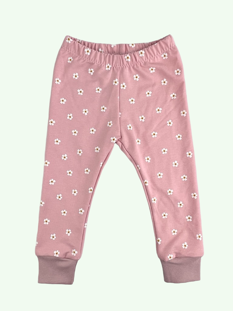 Pink Daisies Baby and Children's Leggings
