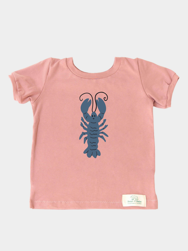 Blue Lobster Baby and Children's T-shirt