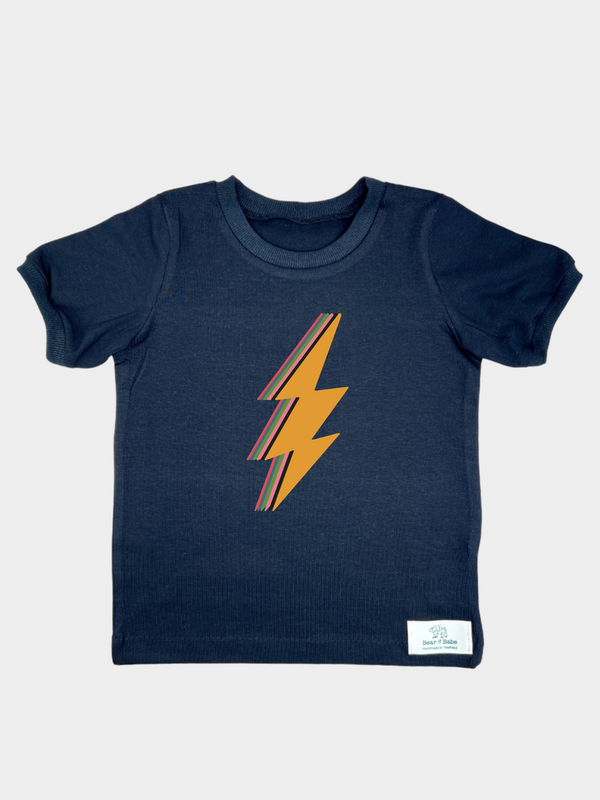 Lightning Bolt Baby and Children's T-shirt