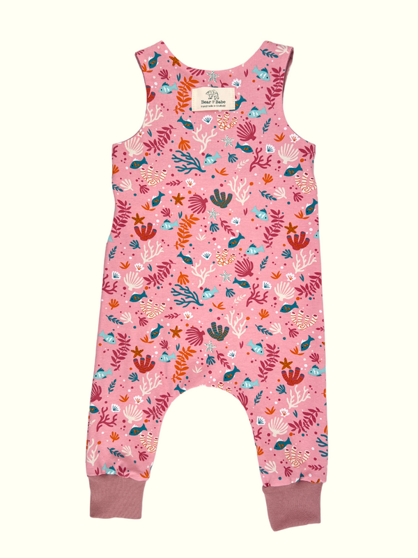 Pink Sea Life Baby and Children's Romper