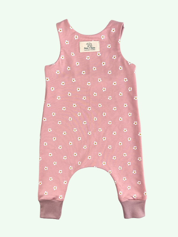 Pink Daisies Baby and Children's Romper