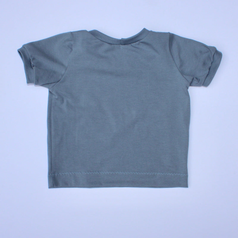 Steel Blue Baby and Children's T-shirt