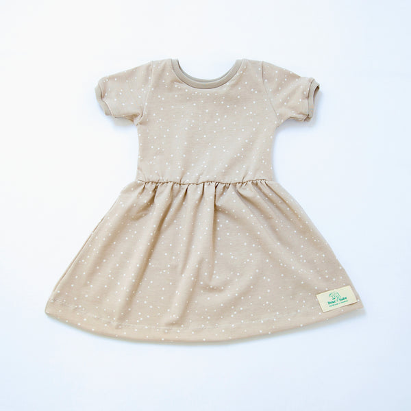 Cappuccino Dots Baby and Children's Dress