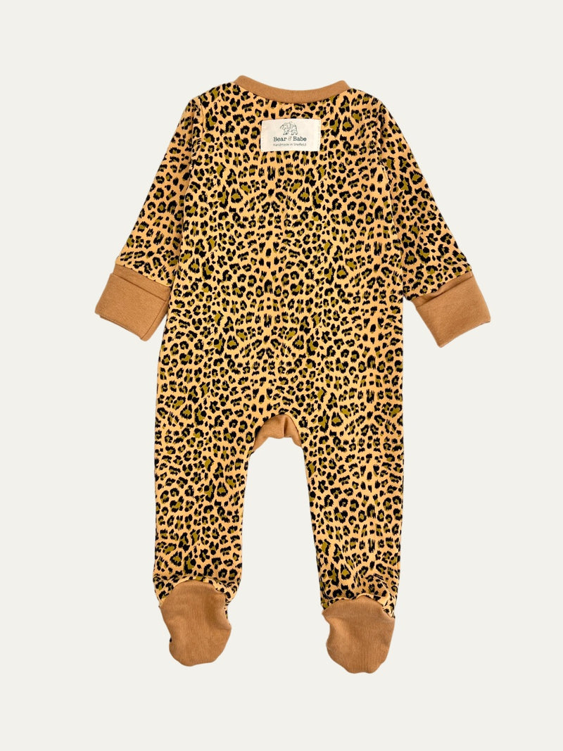 Leopard print baby grow next deals