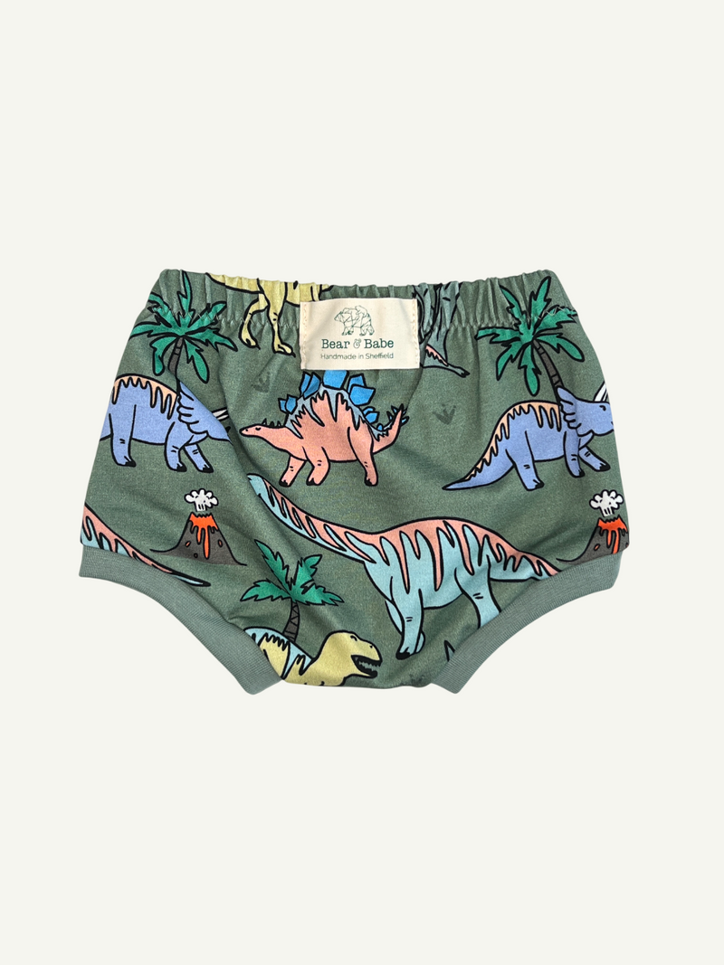Green Dinosaurs Baby and Toddler Bummies