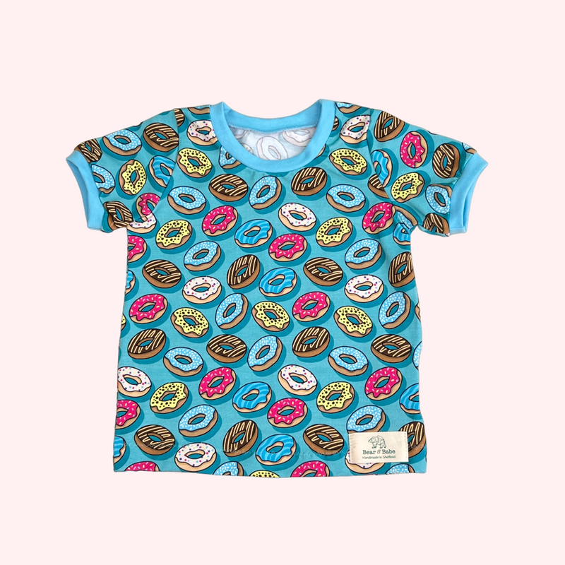 Blue Donuts Baby and Children's T-shirt