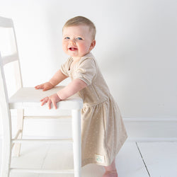 Cappuccino Dots Baby and Children's Dress