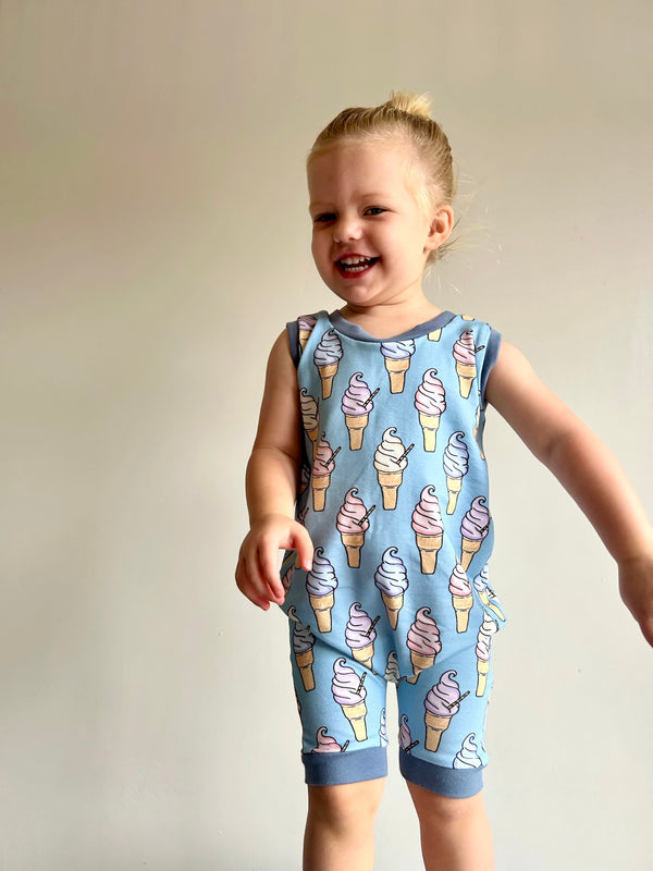 Ice Creams Baby and Children's Short Romper