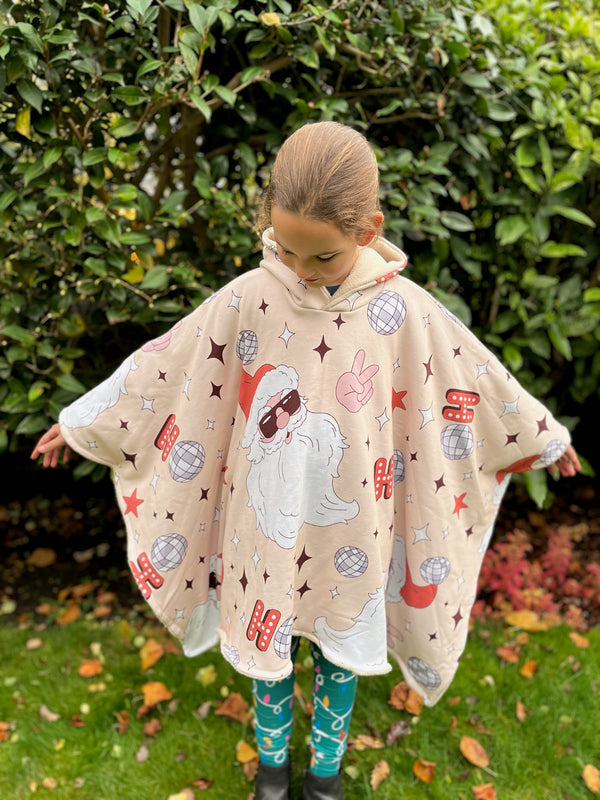 Disco Santa Baby and Children's Hooded Poncho
