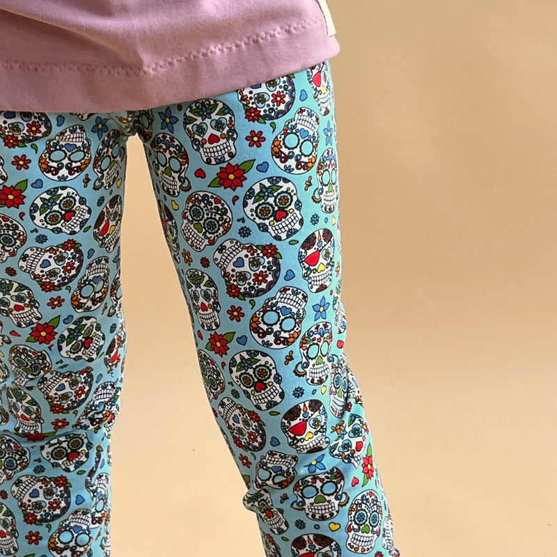 Halloween Sugar Skulls Baby and Children's Leggings