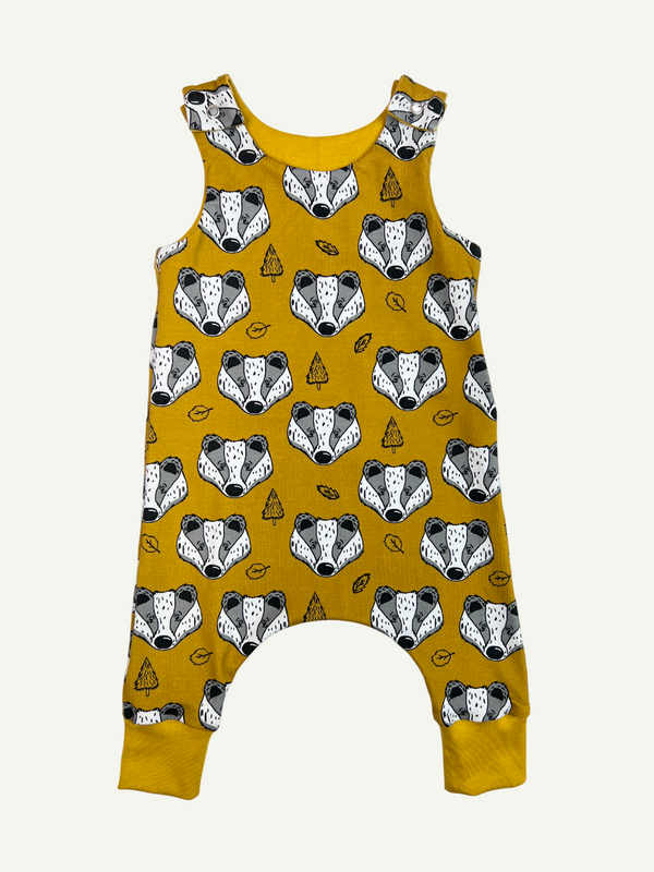 Ochre Badgers Baby and Children's Romper