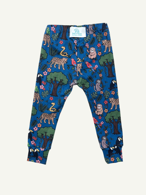 Blue Rainforest Baby and Children's Leggings
