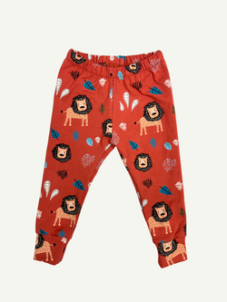 Rust Lions Baby and Children's Leggings