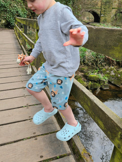 Mint Lions Baby and Children's Shorts