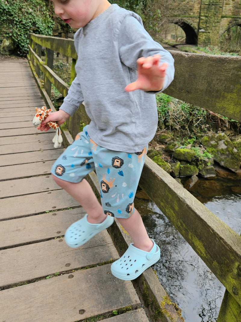 Mint Lions Baby and Children's Shorts