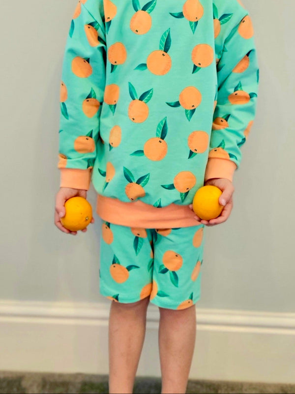 Mint Clementines Baby and Children's Shorts