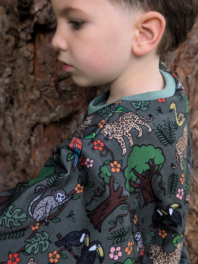 Green Rainforest Baby and Children's Sweater