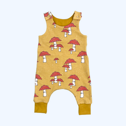 Ochre Toadstools Baby and Children's Romper