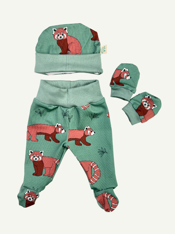 Red Pandas Newborn Baby Set