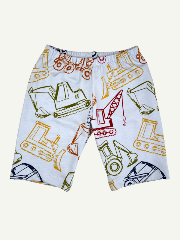 Blue Construction Site Baby and Children's Shorts