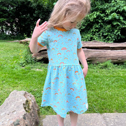 Leopard Print Rainbows Baby and Children's Dress