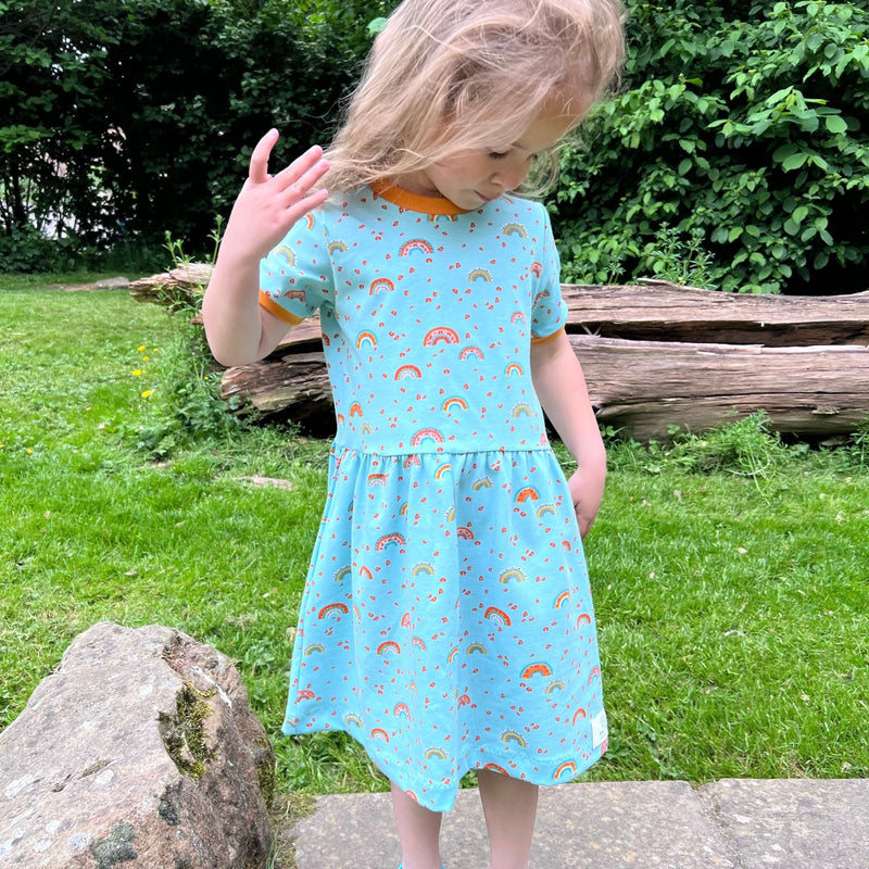 Leopard Print Rainbows Baby and Children's Dress