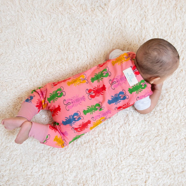 Pink Lobsters Baby and Children's Romper