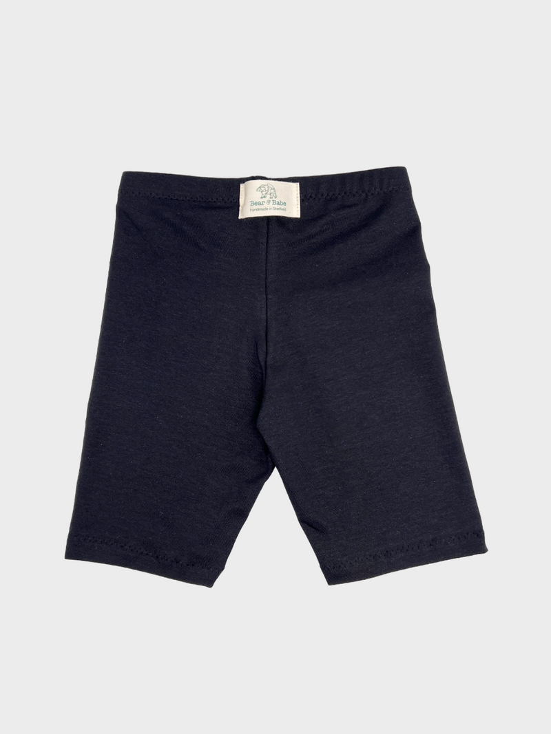 Black Children's Cycling Style Shorts