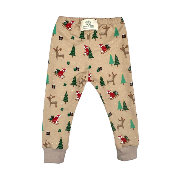 Christmas Fox Baby and Children's Leggings