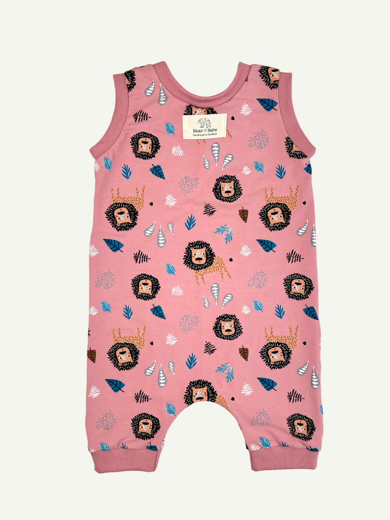 Rose Lions Baby and Children's Short Romper