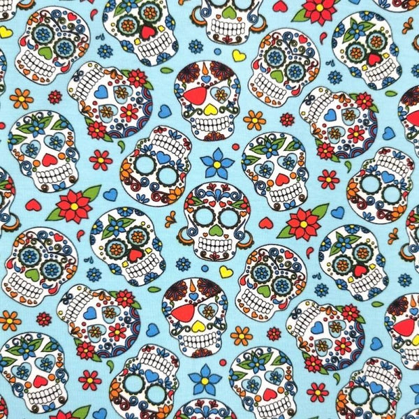 Halloween Sugar Skulls Baby and Children's Zip Sleepsuit
