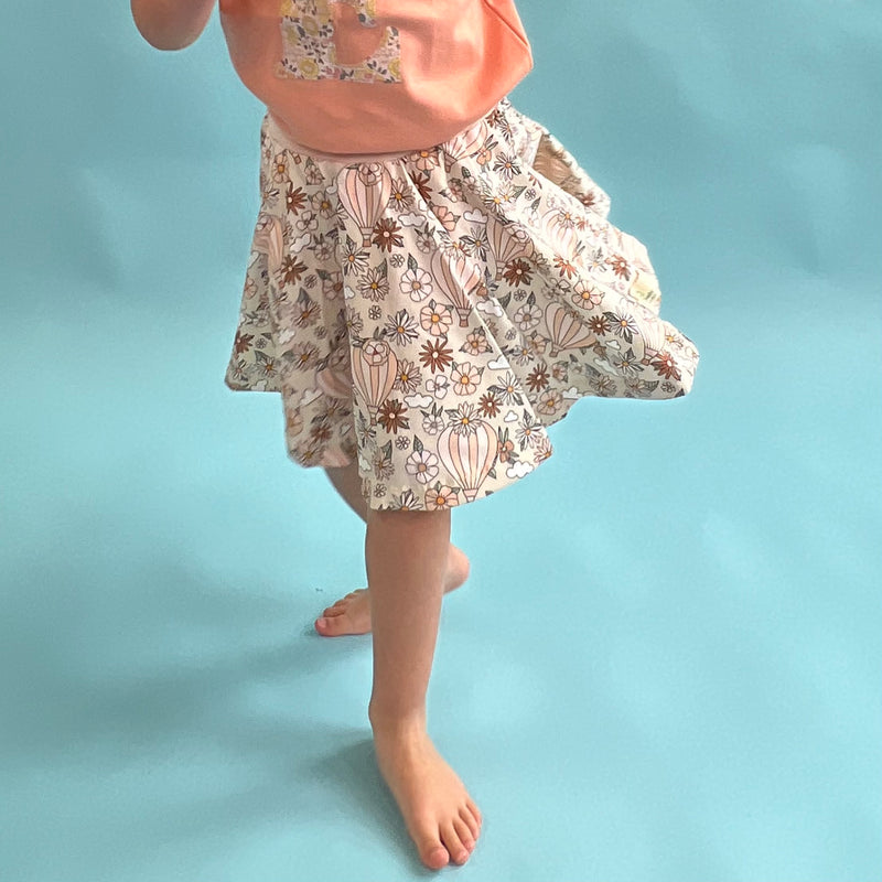 Flowers & Balloons Baby and Children's Skirt