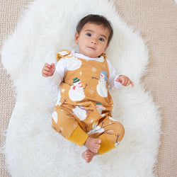 Ochre Snowmen Baby and Children's Romper