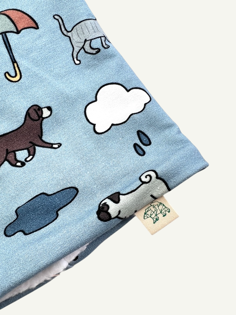 Blue Raining Cats & Dogs Baby and Children's Snood