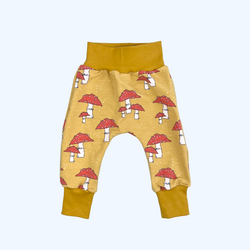 Ochre Toadstools Baby and Children's Harem Pants