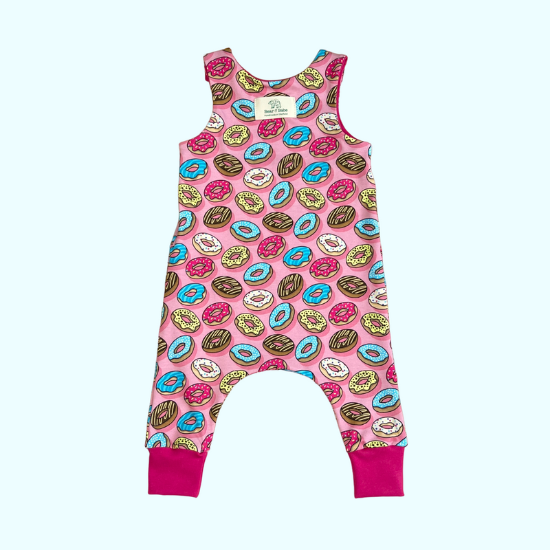 Pink Donuts Baby and Children's Romper