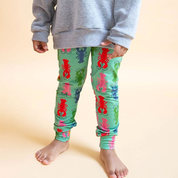 Green Lobsters Baby and Children's Leggings