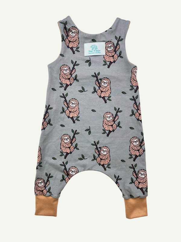 Green Sloths Baby and Children's Romper