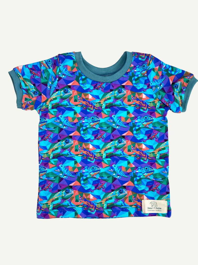 Geo Chameleons Baby and Children's T-shirt
