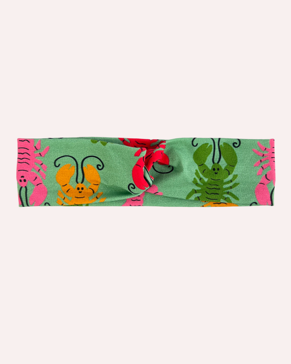 Green Lobsters Adult's Twist Headband