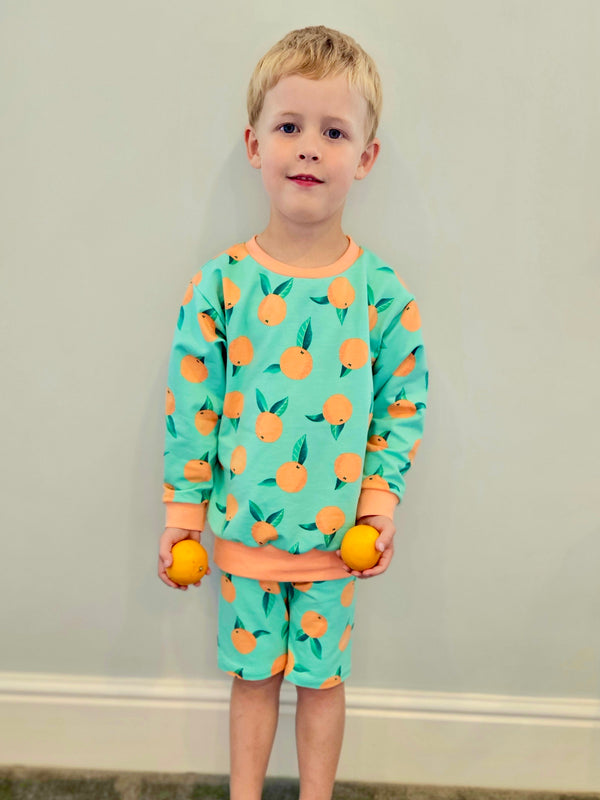 Mint Clementines Baby and Children's Sweater