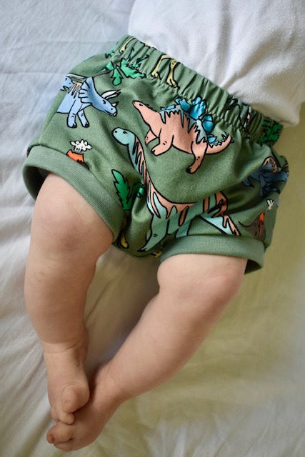 Green Dinosaurs Baby and Toddler Bummies