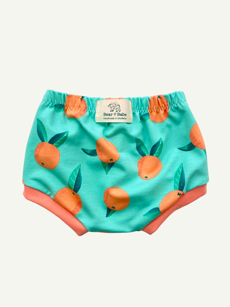 Mint Clementines Baby and Toddler Bummies