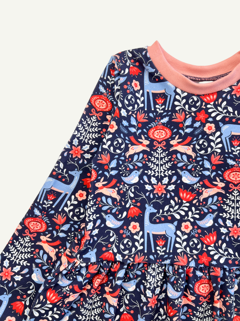 Scandi Christmas Baby and Children's Dress