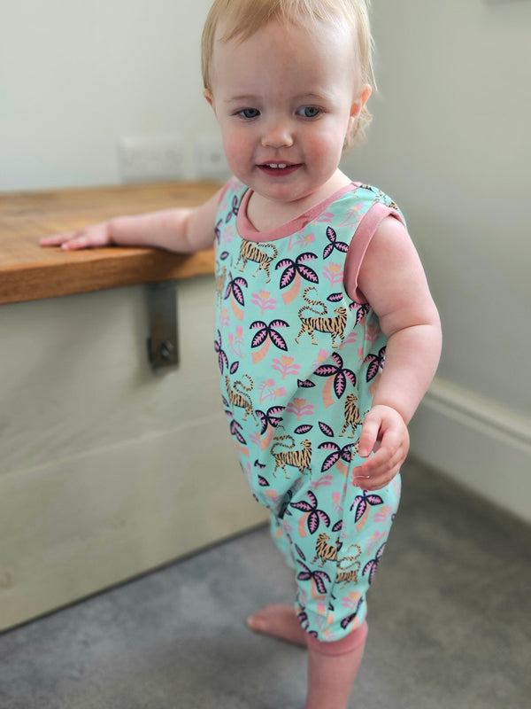 The Tail of the Tiger Baby and Children's Short Romper