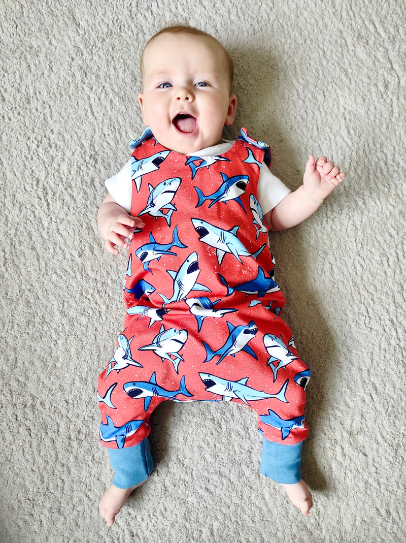 Sharks Baby and Children's Romper