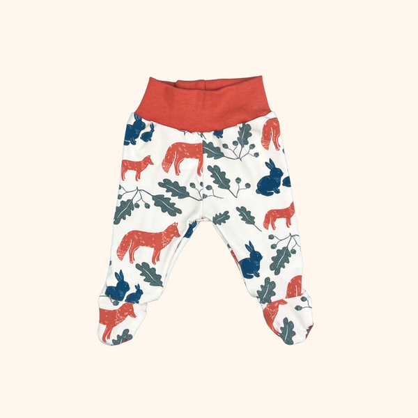 Ginger Fox & Rabbit Baby and Children's Footed Leggings