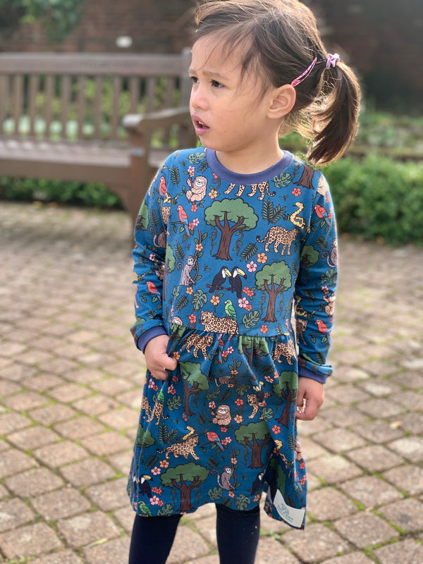 Blue Rainforest Baby and Children's Dress